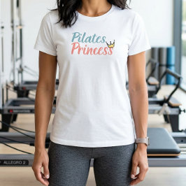 Pilates Prinses Modern Yoga Meditatie Tshirt