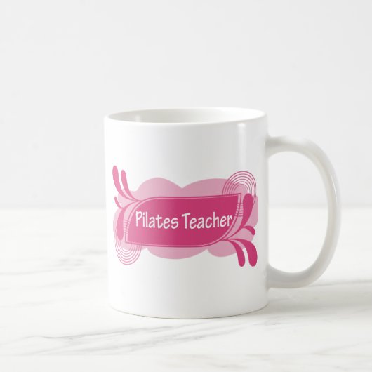 Pilates Proud Teacher Cool Design! Koffiemok (Rechts)