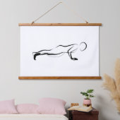 Pilates Push Up-houding - Mat Hangend Wandkleed (Slaapkamer)