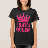 Pilates Queen Crown Ingepast T-shirt (Voorkant)