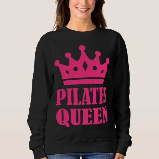 Pilates Queen Crown Ingepast Trui (Voorkant)