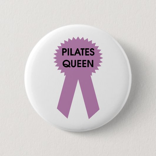 Pilates Queen Ronde Button 5,7 Cm (Voorkant)