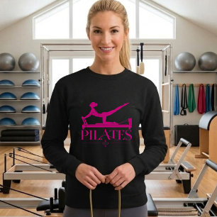 Pilates Reformer-Roze Grafische Afbeelding Trui