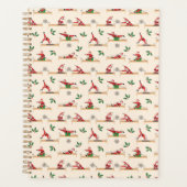 Pilates Reformer Santa Seamless Christmas Patterns Planner (Voorkant)