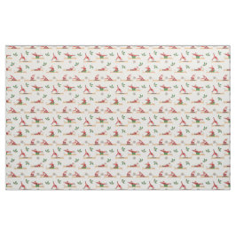 Pilates Reformer Santa Seamless Christmas Patterns Stof
