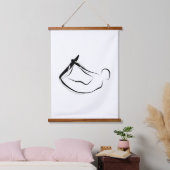 Pilates Rocking pose - Mat Hangend Wandkleed (Slaapkamer)