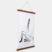 Pilates Schouderbrug - Mat Hangend Wandkleed (Gebogen)