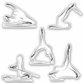 Pilates Scrapbook Stationery Stickers (Voorkant)