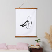 Pilates Seal pose - Mat Hangend Wandkleed (Slaapkamer)