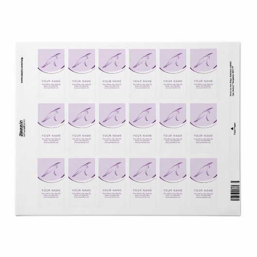 Pilates Side Bend Pose | Kleur Etiket (Full Sheet)