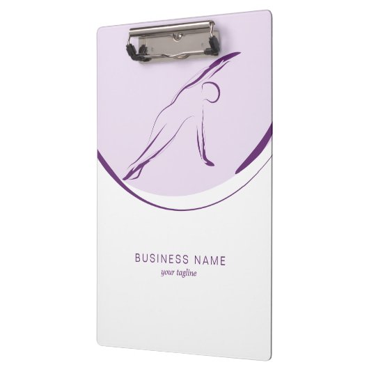 Pilates Side Bend Pose | Kleur Klembord (Links)