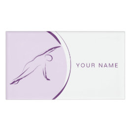 Pilates Side Bend Pose | Kleur Naambadge