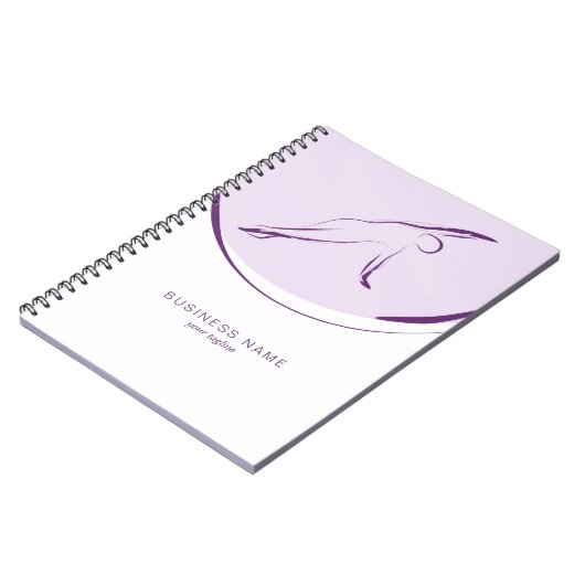 Pilates Side Bend Pose | Kleur Notitieboek (Linkerzijde)