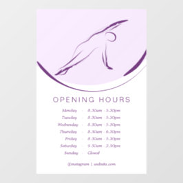 Pilates Side Bend Pose | Kleur Raamsticker