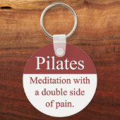 Pilates Sleutelhanger (Voorkant)