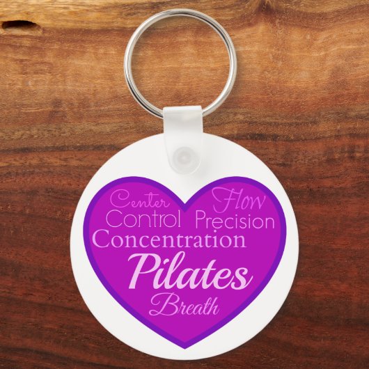 Pilates Sleutelhanger (Voorkant)