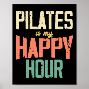 Pilates Sport Fitness Oefening Training Workout I Poster
