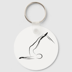 Pilates stelt sleutelhanger