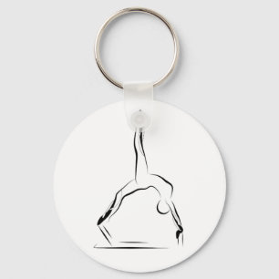 Pilates stelt sleutelhanger