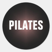 PILATES STICKER (Voorkant)