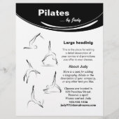 Pilates-studio Flyer (Voorkant)