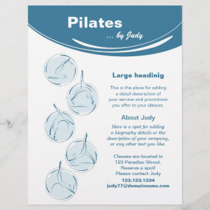 Pilates-studio Flyer