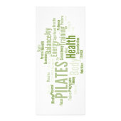 Pilates Studio Price List Rack Kaart (Voorkant)