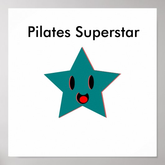 Pilates Superstar Poster (Voorkant)