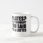 Pilates taart en lattes koffiemok<br><div class="desc">pilates</div>