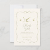 Pilates thema baby shower bedankkaart (Voorkant)