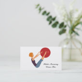 Pilates Training visitekaartje (Staand voorkant)