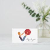 Pilates Training visitekaartje (Staand voorkant)