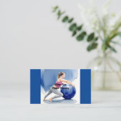 Pilates Training Visitekaartje (Staand voorkant)