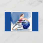 Pilates Training Visitekaartje (Voorkant)