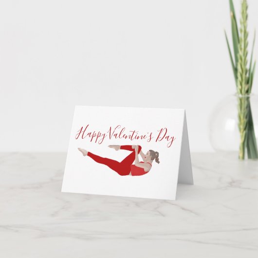 Pilates Valentijnsdag kaart (Voorkant)
