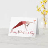 Pilates Valentijnskaart Kaart (Gele Bloem)