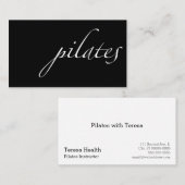 Pilates Visitekaartje (Voorkant / Achterkant)