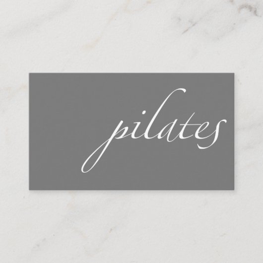 Pilates Visitekaartje (Voorkant)