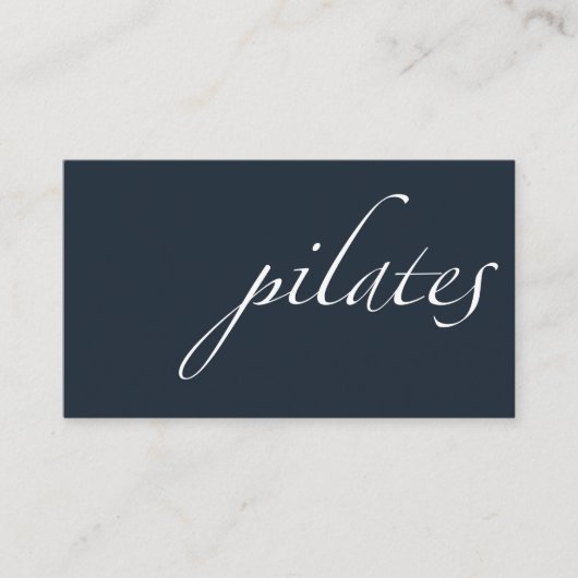 Pilates Visitekaartje (Voorkant)