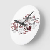 PILATES wandklok (Hoek)