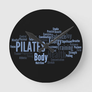PILATES wandklok