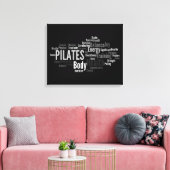 PILATES Woorden Canvas (Insitu (Woonkamer))