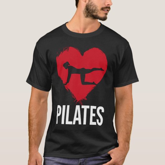 Pilates  Workout Physical Activity Pilates Teacher T-shirt (Voorkant)
