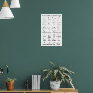 Pilates Wunda Stoeloefeningen Poster