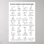 Pilates Wunda Stoeloefeningen Poster (Voorkant)