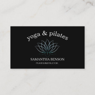 Pilates Yoga Instructeur Docent Lotus Visitekaartje