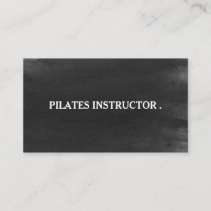 Pilates Yoga Instructor Leraar Visitekaartje