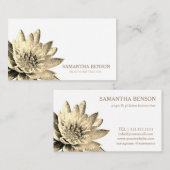 Pilates Yoga Instructor Teacher Lotus Visitekaartje (Voorkant / Achterkant)