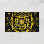 Pilates Yoga Instructor Teacher Mandala Visitekaartje (Voorkant)