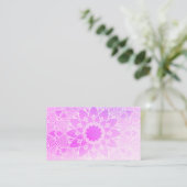 Pilates Yoga Instructor Teacher Mandala Visitekaartje (Staand voorkant)